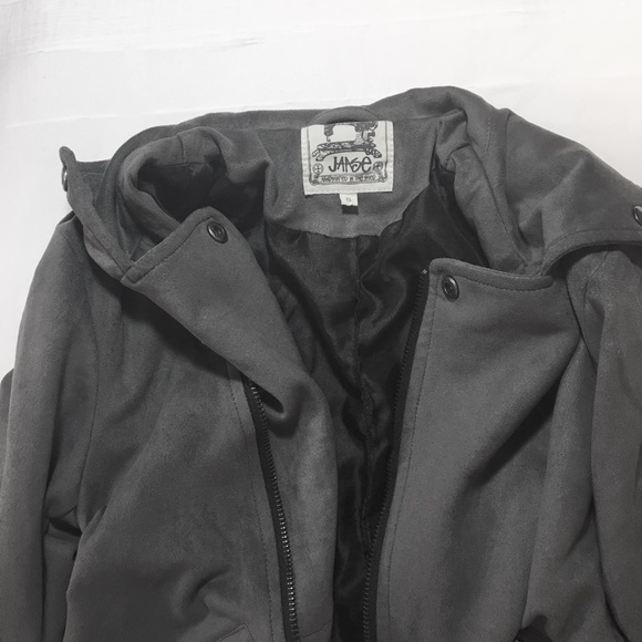LF Grey Suede Jaase Jacket - Picture 6 of 7